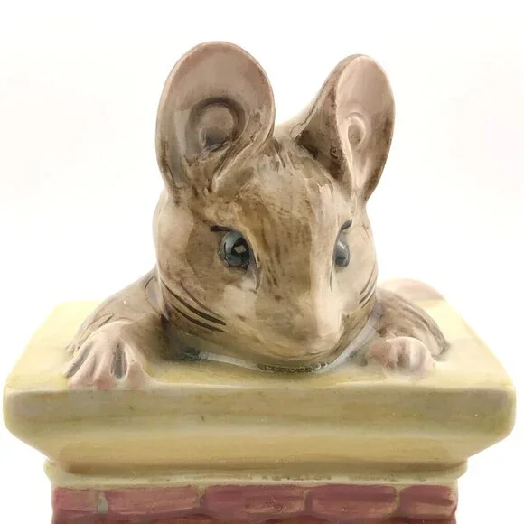 Royal Albert Beatrix Potter Tom Thumb Mouse Figurine Porcelain England Vintage - Picture 11 of 15